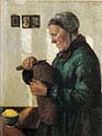 Wife who Cuts Bread